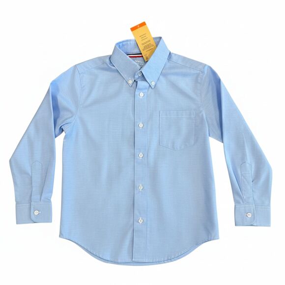 French Toast Other - NWT French Toast School Wear Blue Long Sleeve Button Up Shirt Size 8
